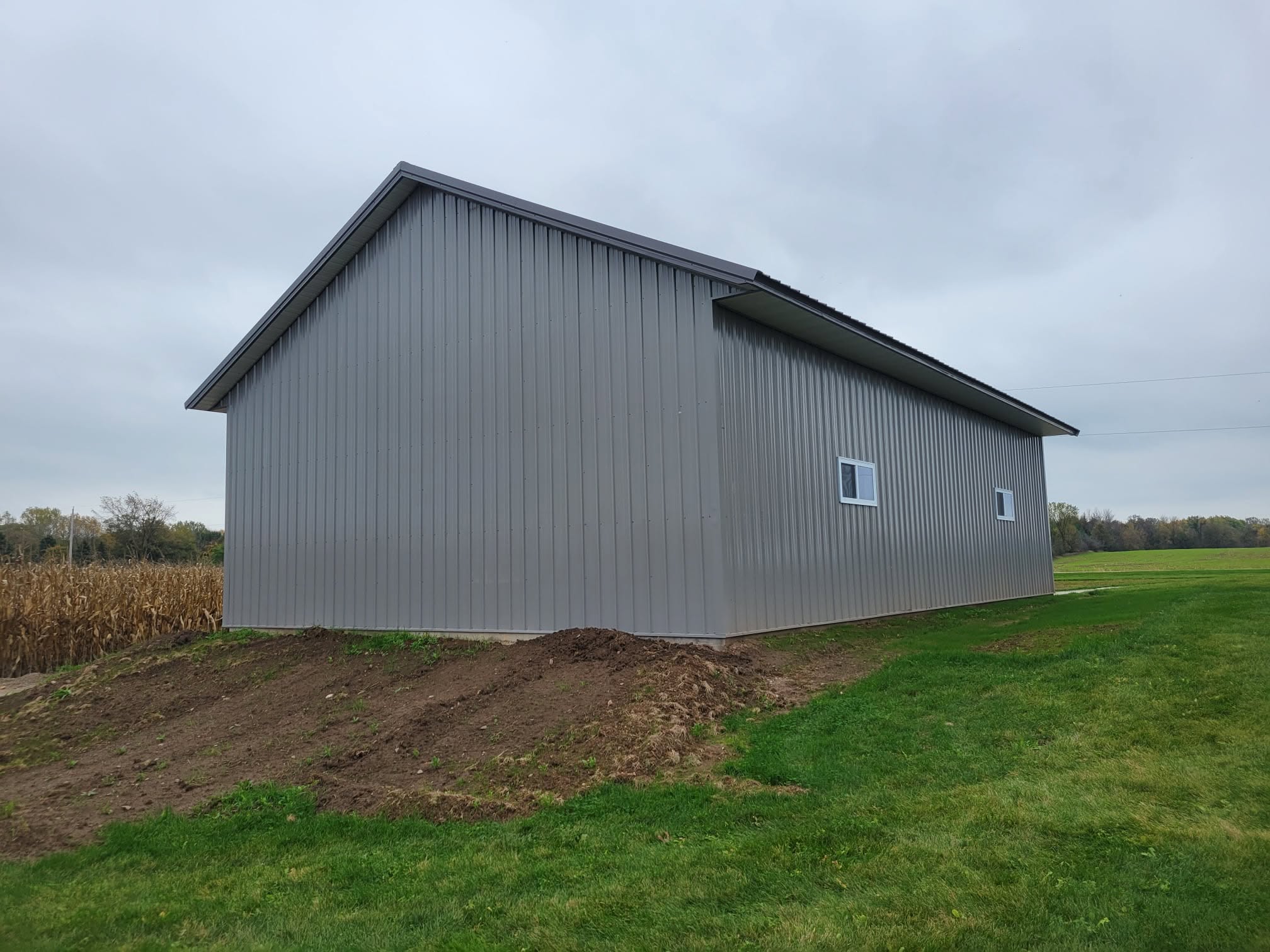 Completed commercial shed project